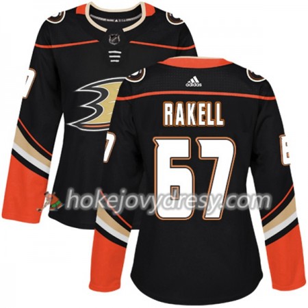 Dámské Hokejový Dres Anaheim Ducks Rickard Rakell 67 Adidas 2017-2018 Černá Authentic
